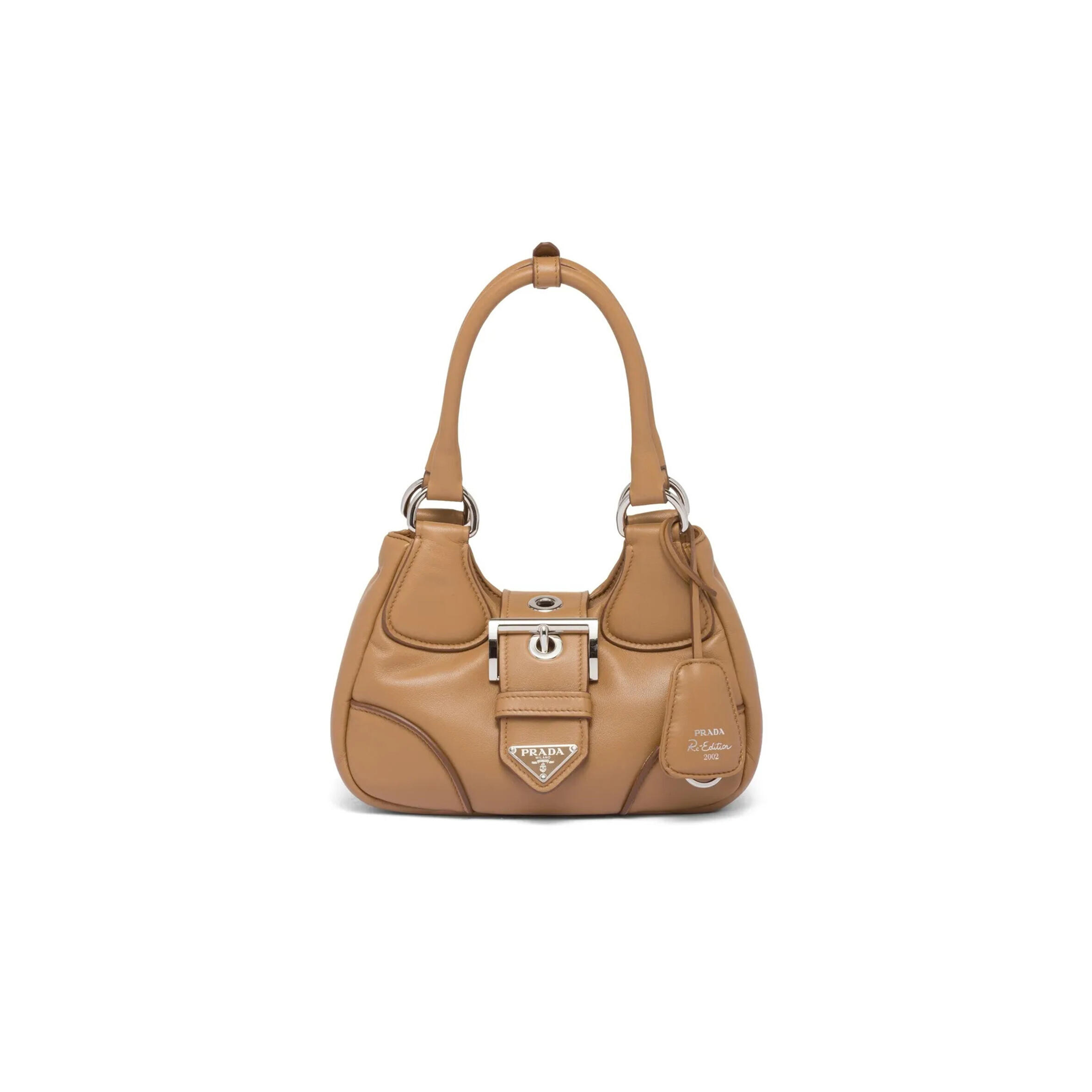 PRADA MOON PADDED NAPPA-LEATHER MINI BAG 1BA381 (22.5*16*7.5cm) 